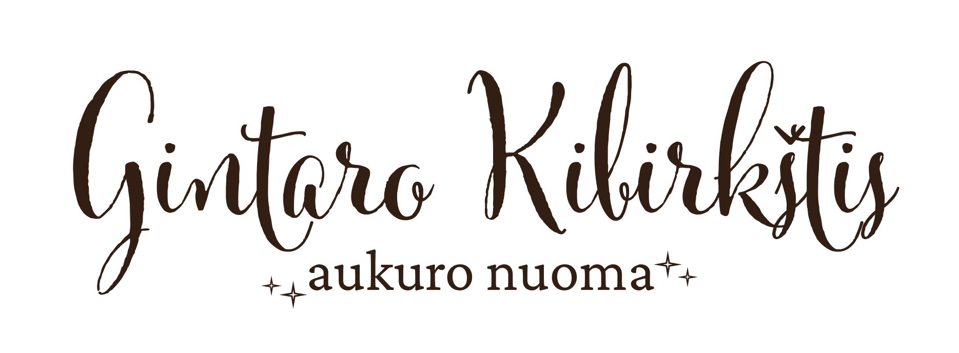 gintaro kibirkstis logotipas